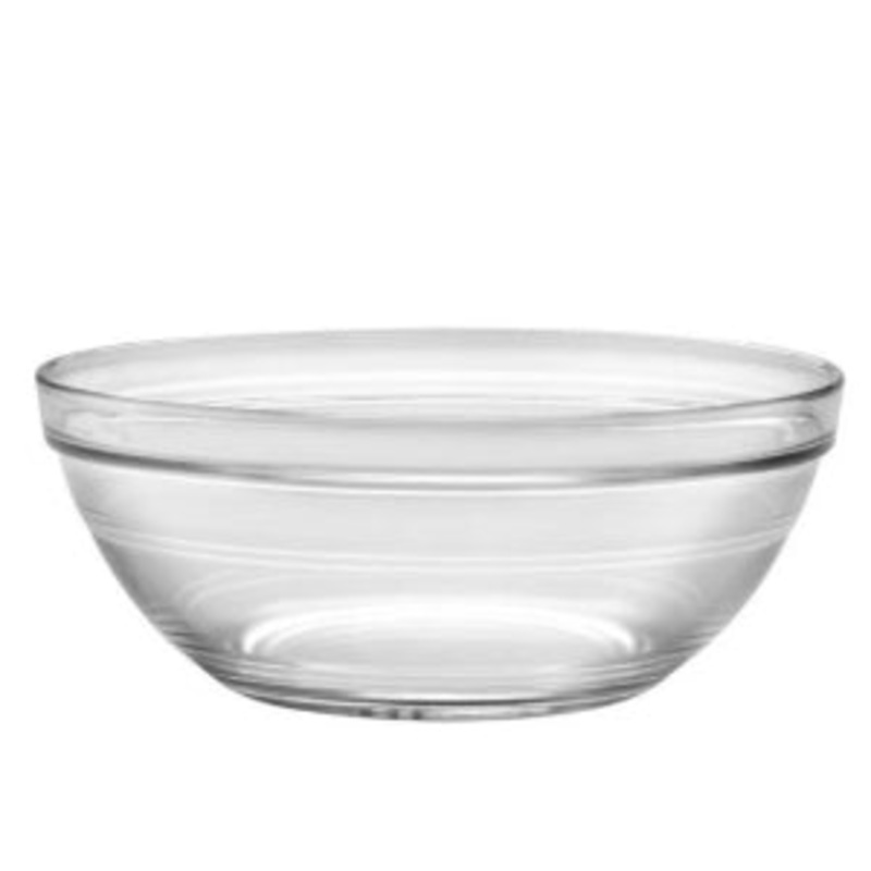 12" Clear Glass Bowl