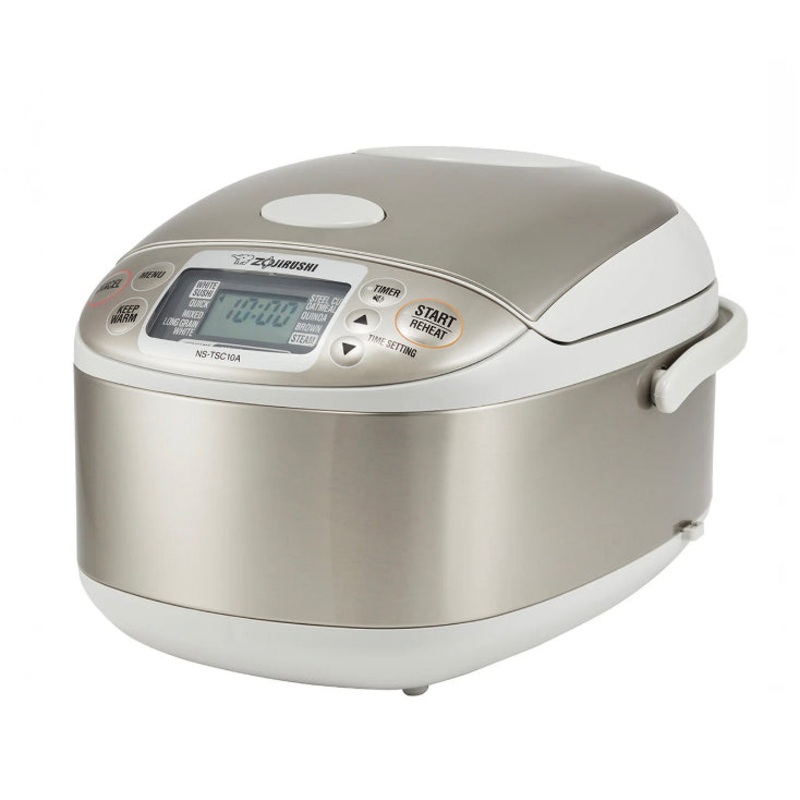 5.5 cup Micom White and SS Rice Cooker