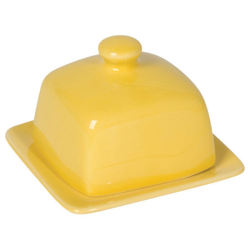 Butter Dish Square Lemon