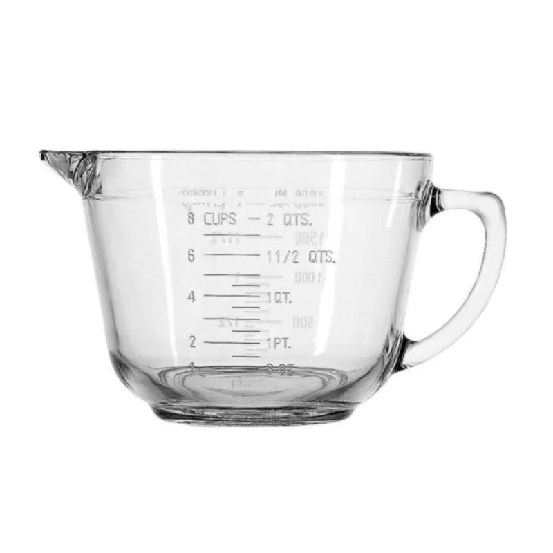 Glass 2 qt Batter Bowl