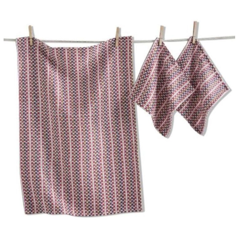 Harvest  Towel & Dishcloth S/3