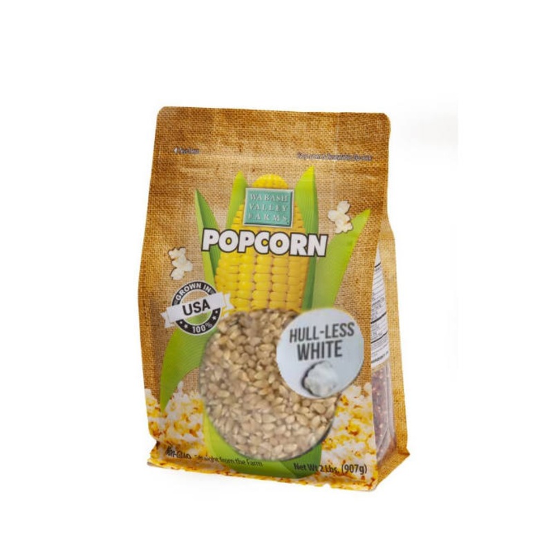 Hull-less Baby White 2 Lb Popcorn Bag