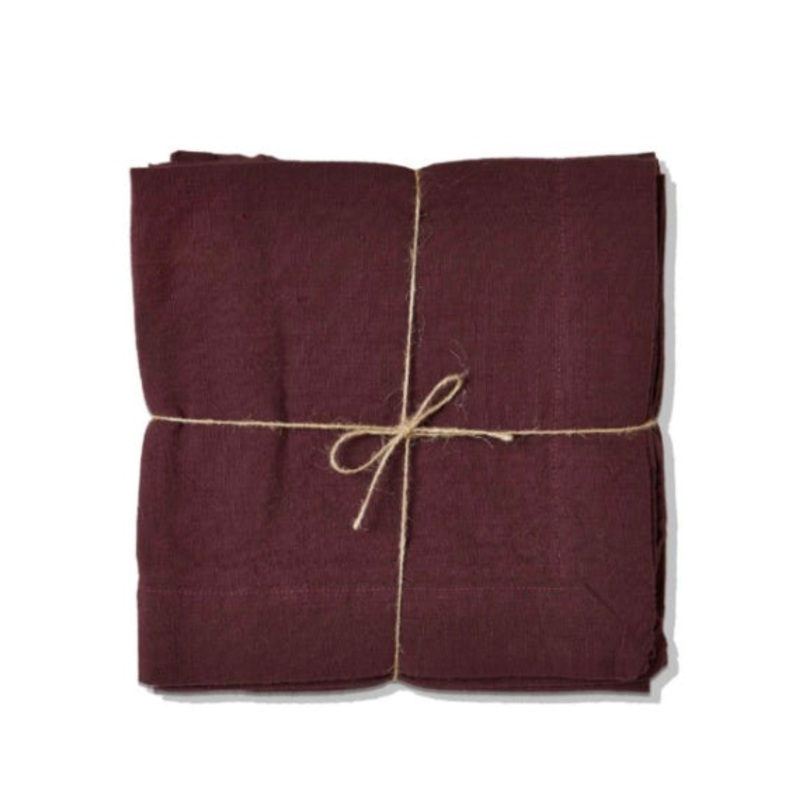 Plum Threads Slub Napkin S/4