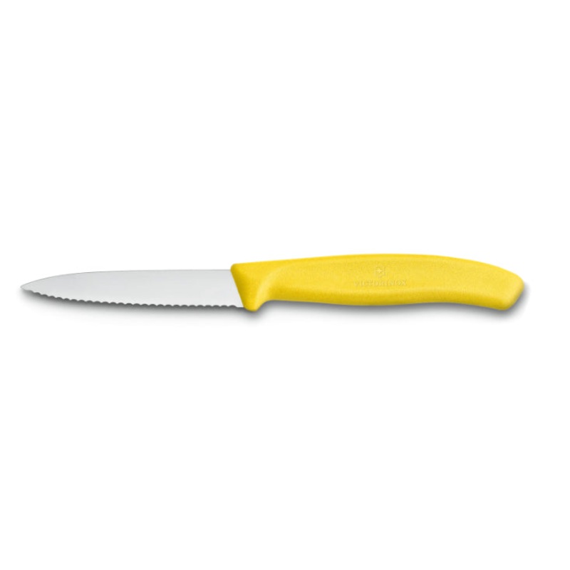 Swiss Classic Yellow Paring 3.25" Serrated Knife