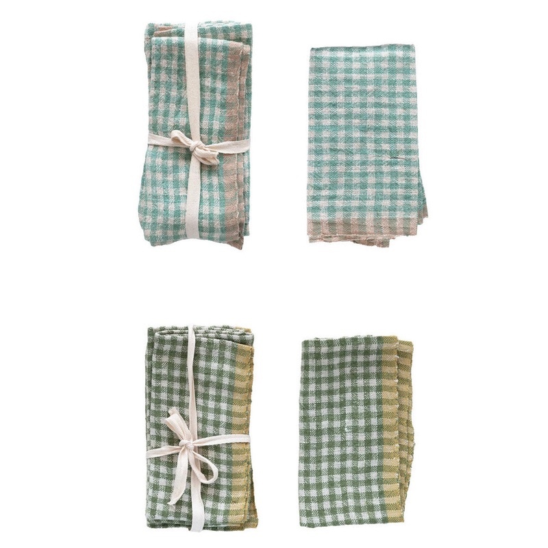 Woven Linen Napkins, Set of 4