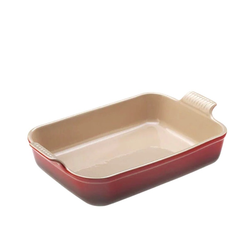 4 qt Heritage Rectangular Baking Dish -  Cerise