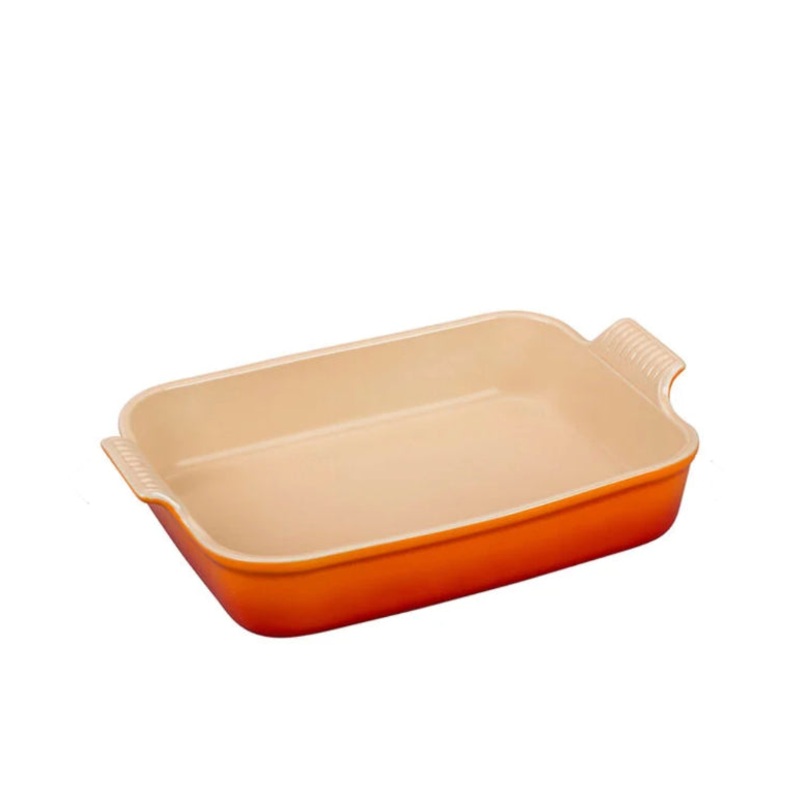 4 qt Heritage Rectangular Baking Dish - Flame