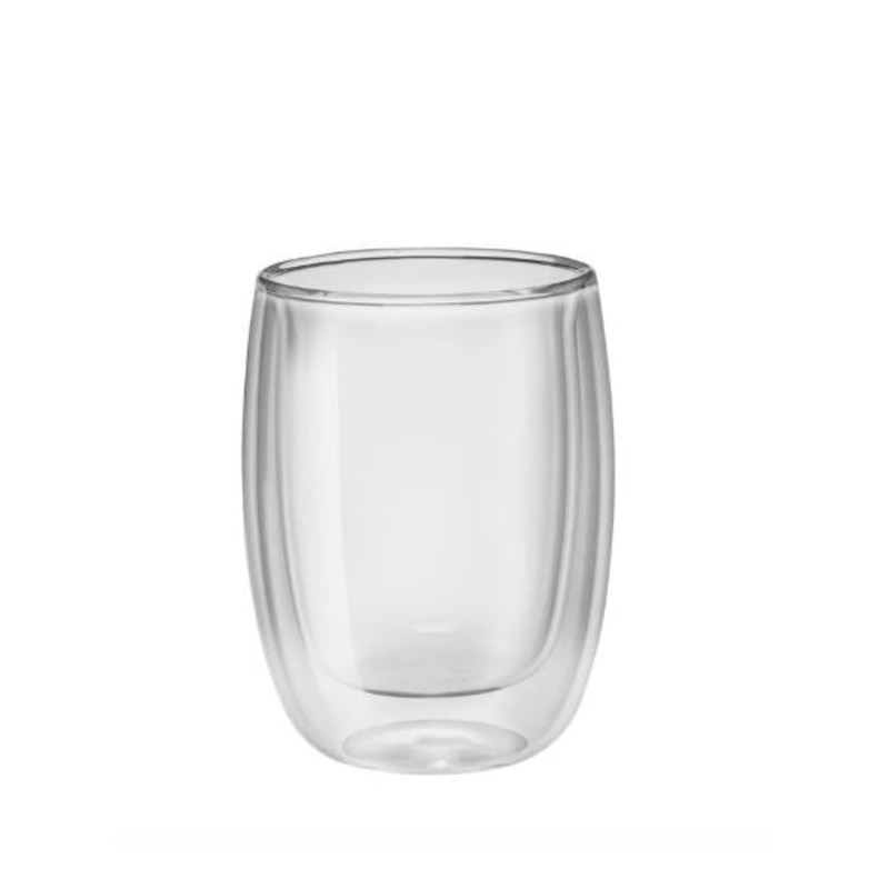 6.7 oz Double Walled Coffee Glass 2 pc