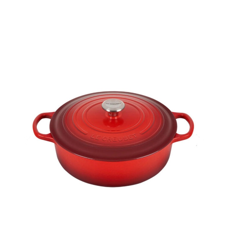 6.75 qt Signature WIDE  Dutch Oven - Cerise