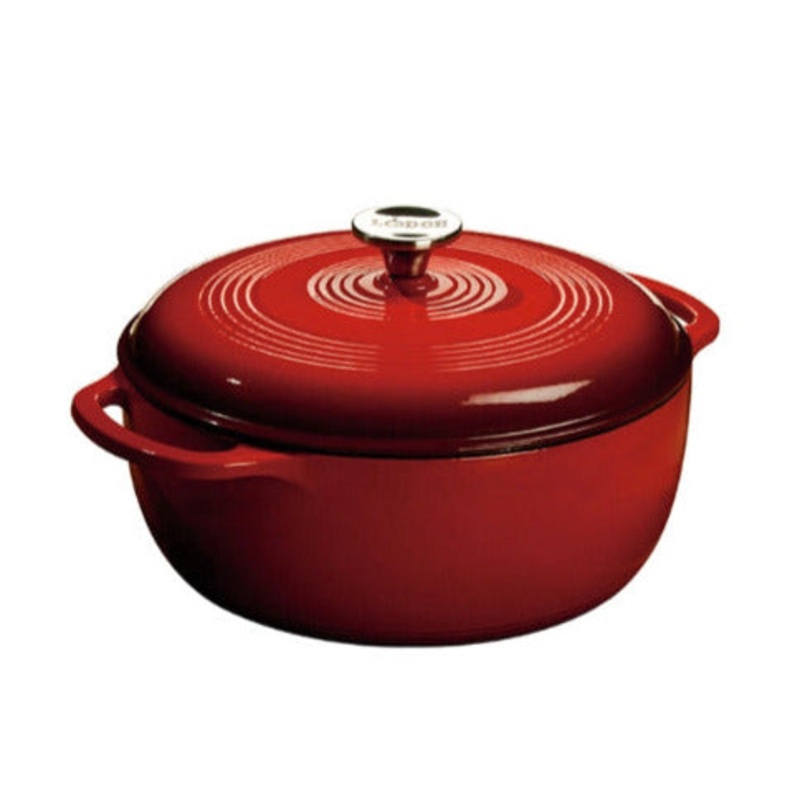 6 qt Enamel Dutch Oven Red