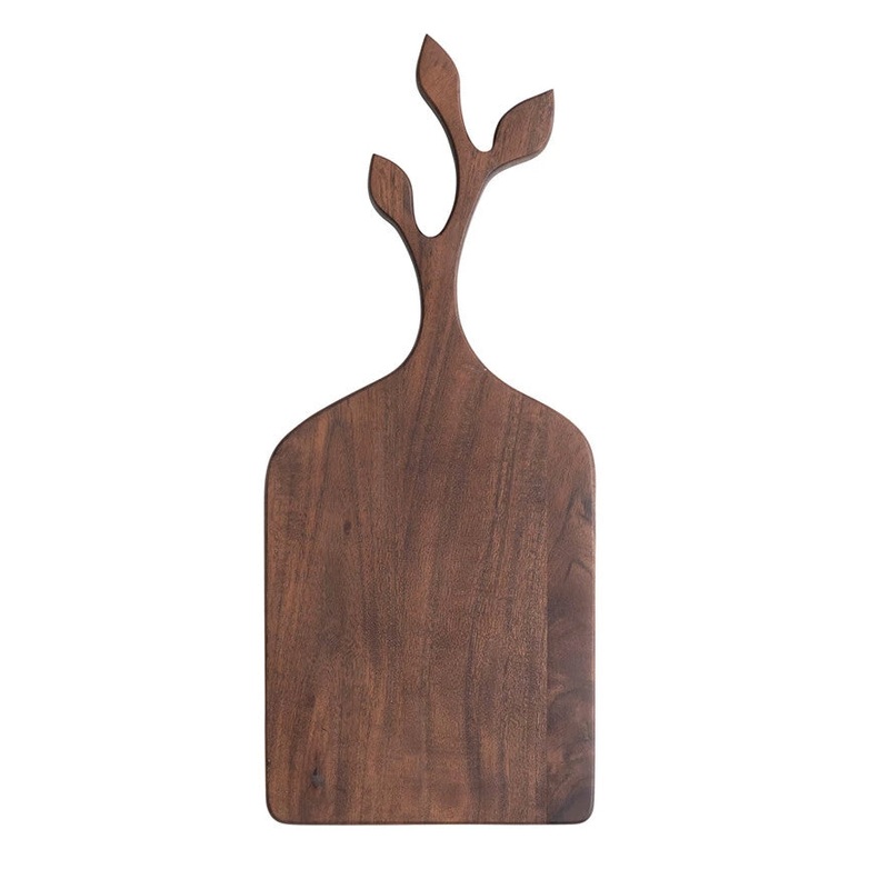 Acacia Wood Cheese/Cutting Board w/Branch
