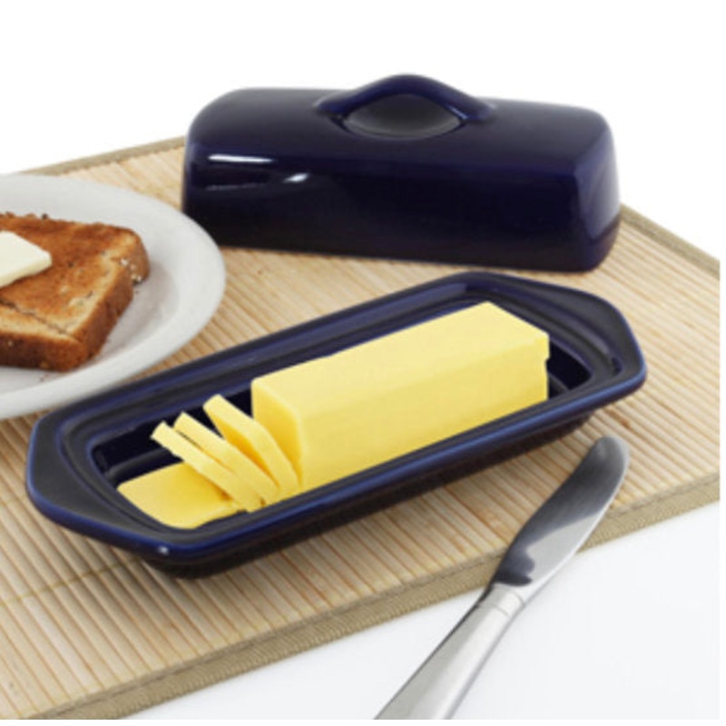 Chantal Blue Butter Dish