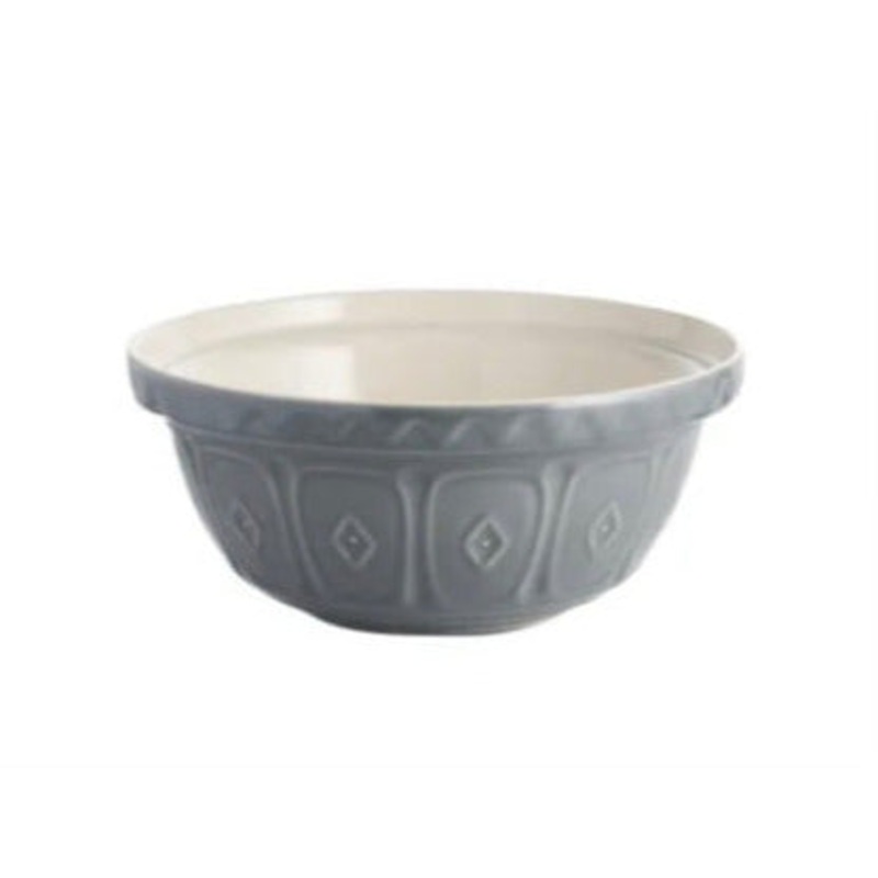 Grey Mixing Bowl 9.75"