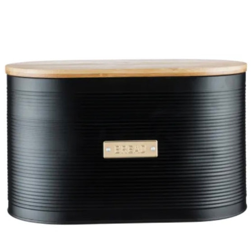 Otto Black Bread Bin