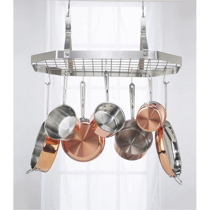 Stainless Octagon Hanging Pot Rack
