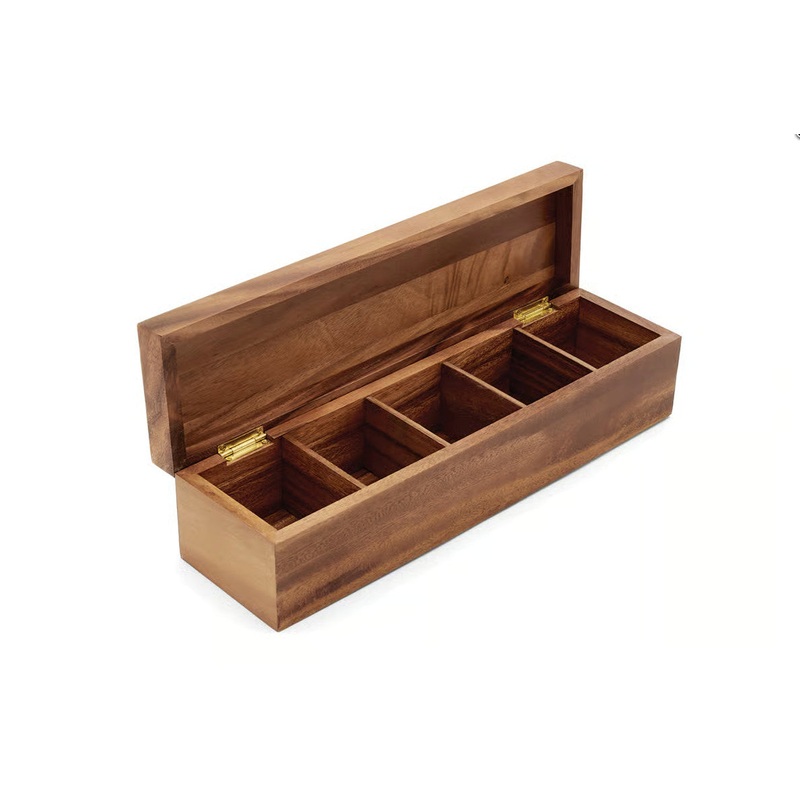 Townhouse Wood Tea Box 5 Cells