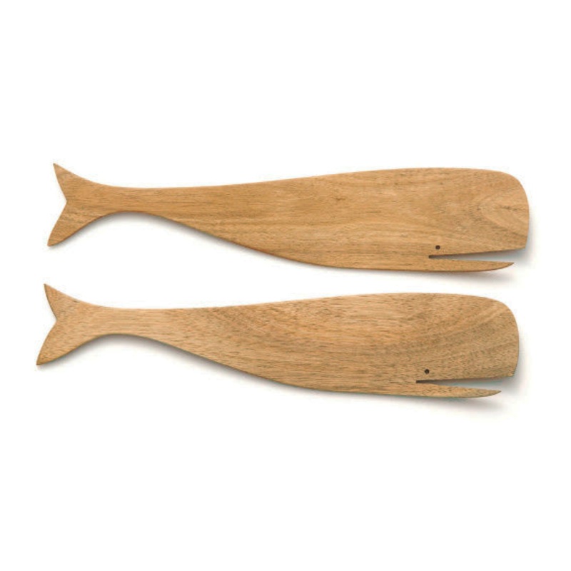 Acacia Whale Salad Server