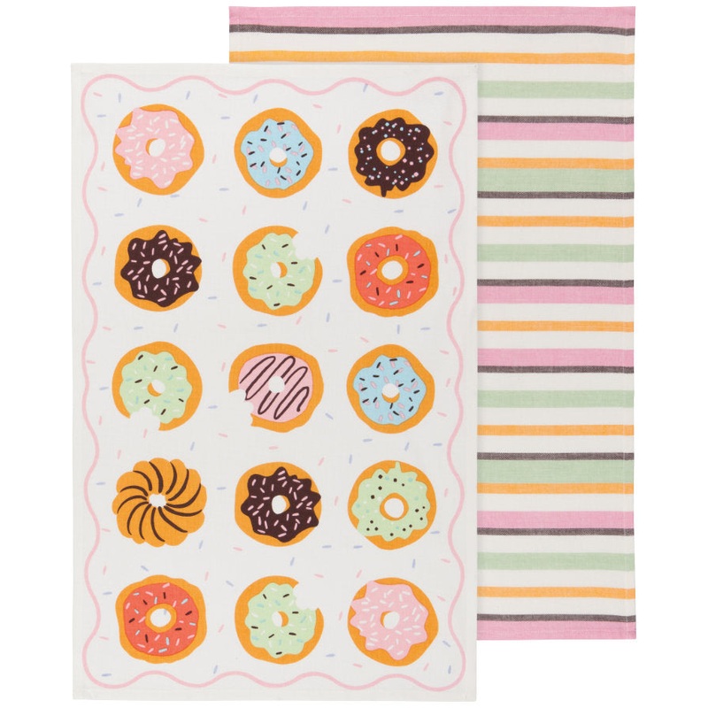 Donuts Towel 2/set