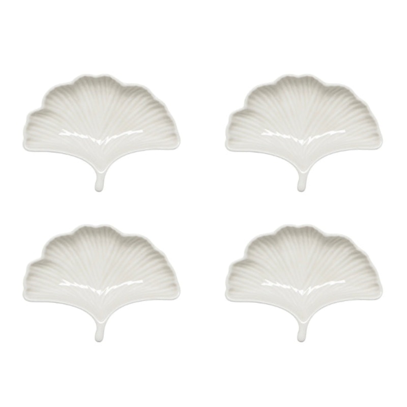 Ginkgo Oyster Dish 4/set