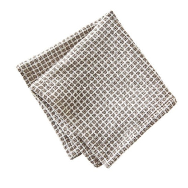 Gray Check Dishcloth 2/set
