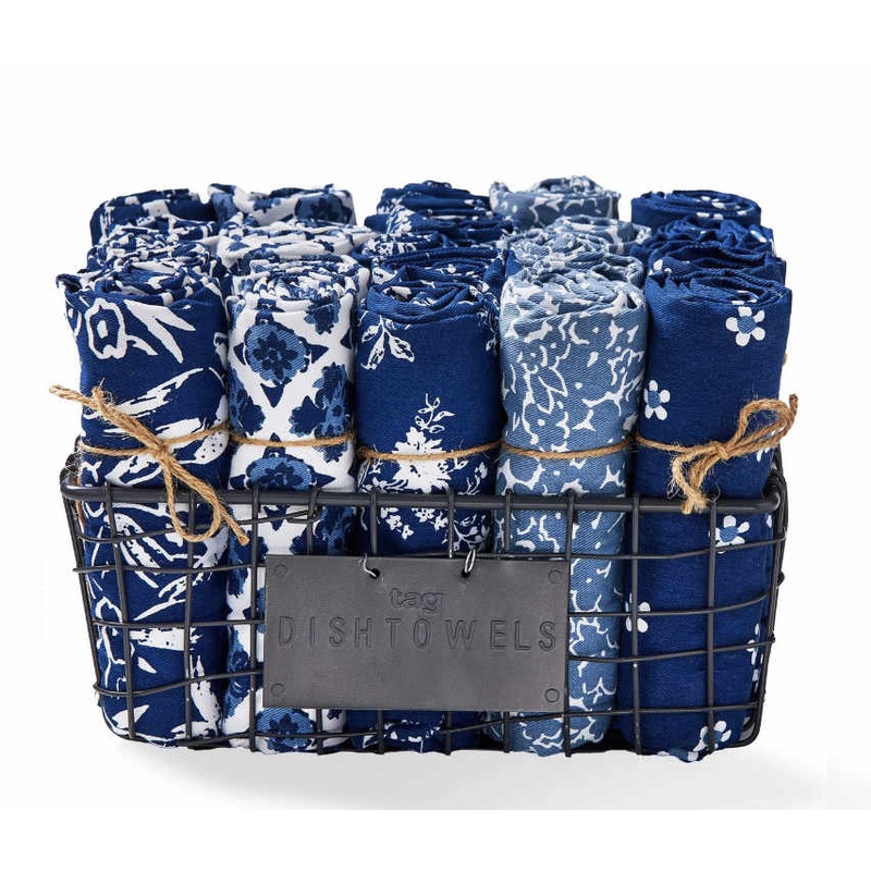 Indigo Summer Towel Asmt Indigo