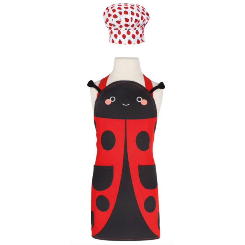 Kids Apron Ladybug w/Hat