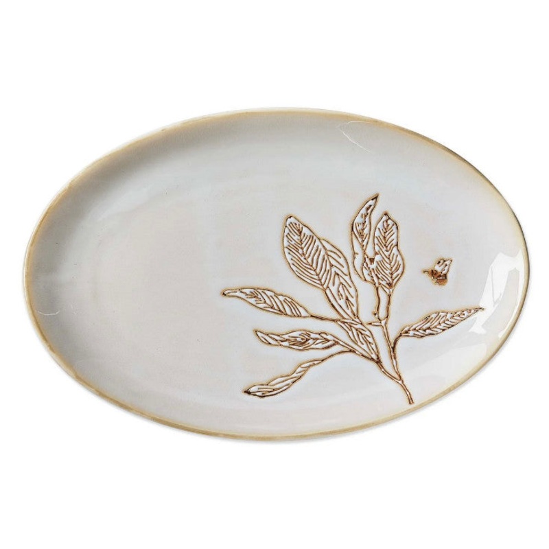Lavender & Honey Oval Platter Large