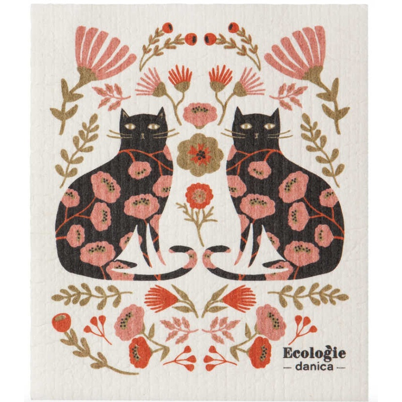 Swedish Dishcloth Catbloom