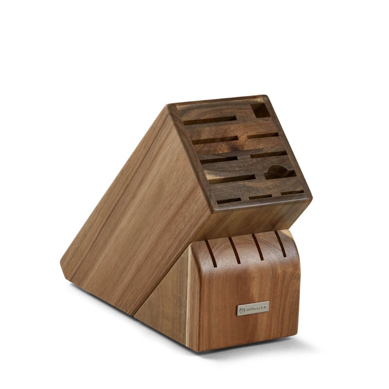 15-Slot Acacia Knife Block