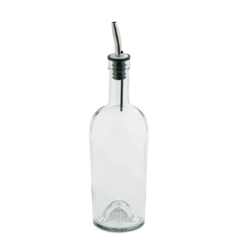 17.5 oz Glass Bottle/Pourer