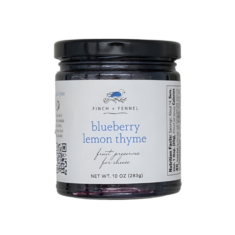 Blueberry Lemon Thyme Cheese Preserves