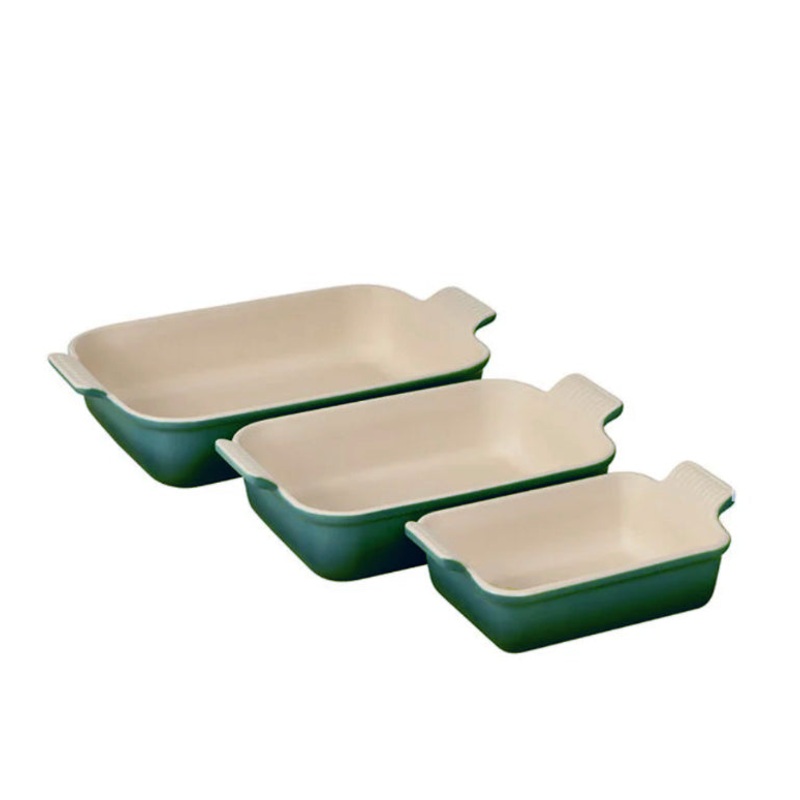 Heritage Set of 3 Rectangular Dishes - Artichaut