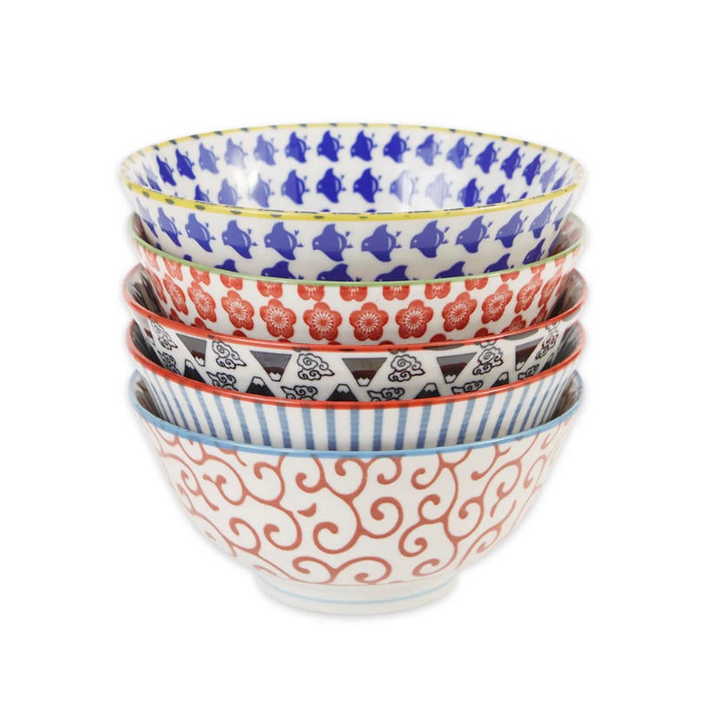 Japanese Modern 6" Bowl 16 oz