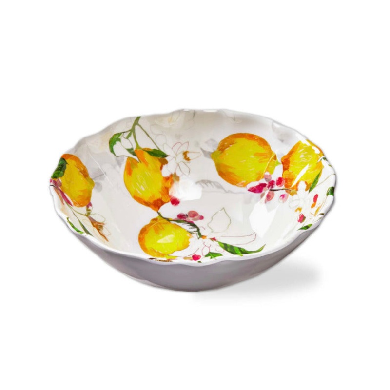 Lemoncello Melamine Serving Bowl