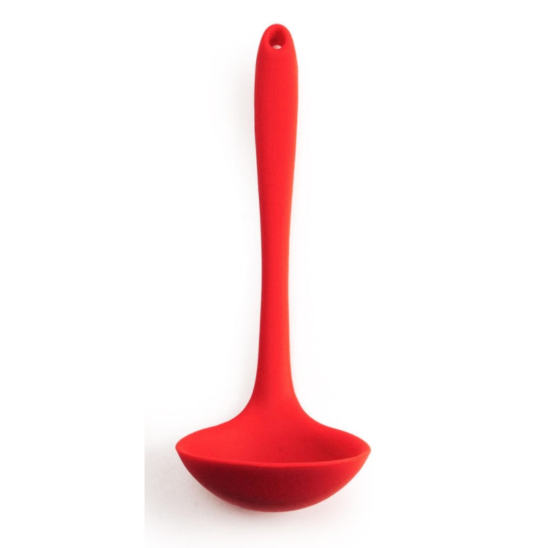 Red Silicone Ladle