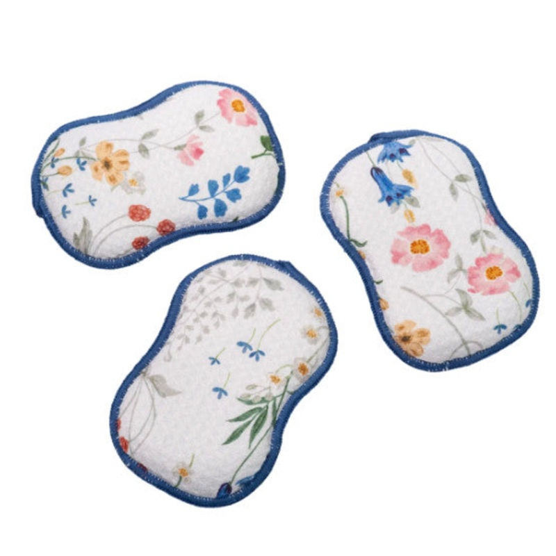 Serenity Floral Sponge 3 Set