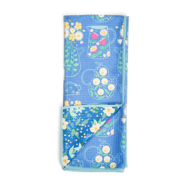 Anywhere Towel - Rev. Blue Flower Teapot