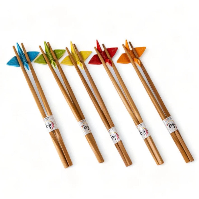 Chopsticks and Origami Crane Rest Gift Set