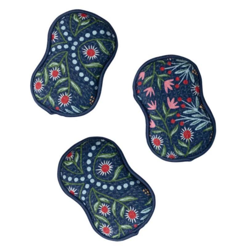 Glitz Navy Sponge 3 Set