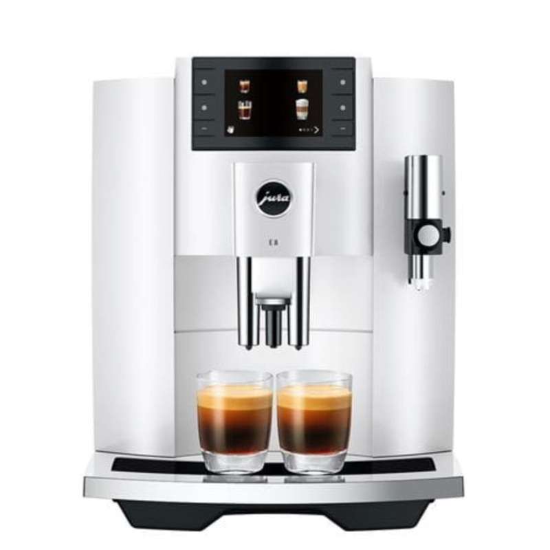 New E8 White Espresso Machine