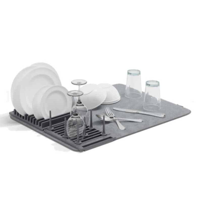 UDry Peg Drying Rack w/Drying Mat Charcoal