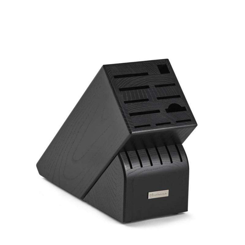 17-Slot Black Knife Block
