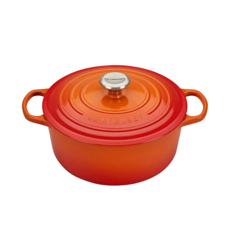 5.5 qt Signature Round Dutch Oven - Flame