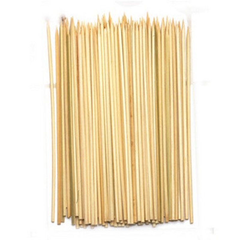 9" Bamboo Skewers 100 Pk