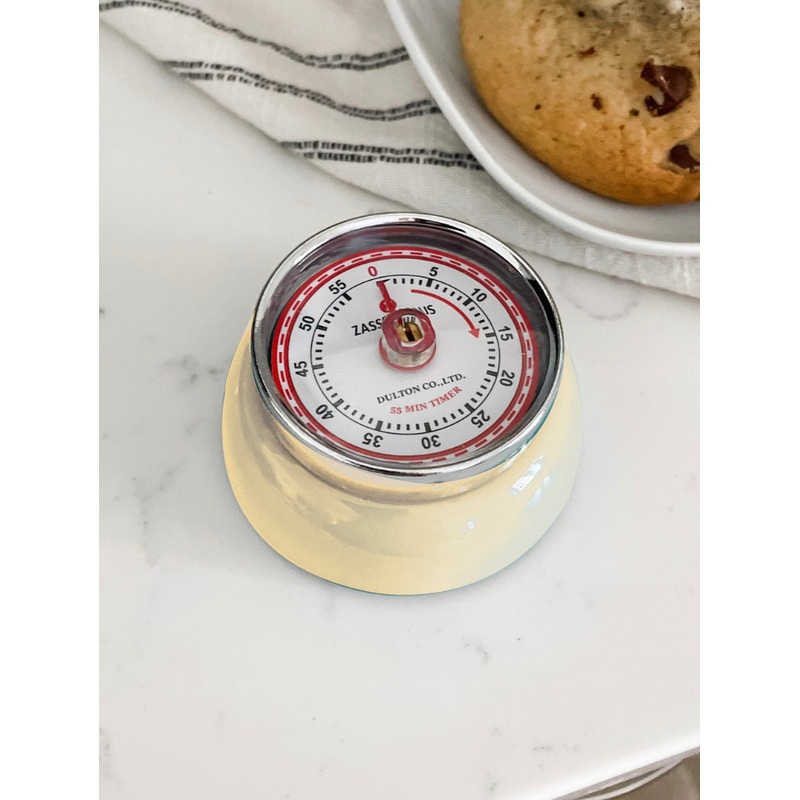 Cream Retro Timer