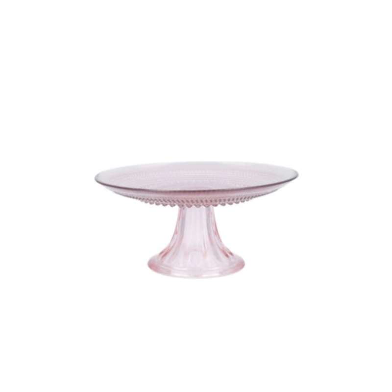 Jupiter Pink Mini Cake and Cupcake Stand 8.5x8.5x4"
