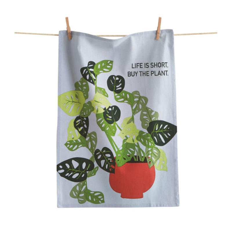 LIFE IS SHORT BUY THE PLANT DT