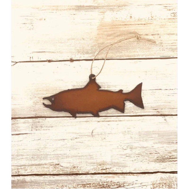 Salmon Iron Ornament