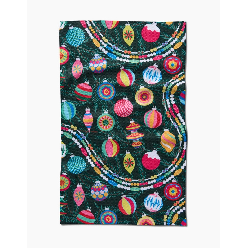 Shiny Ornaments Tea Towel