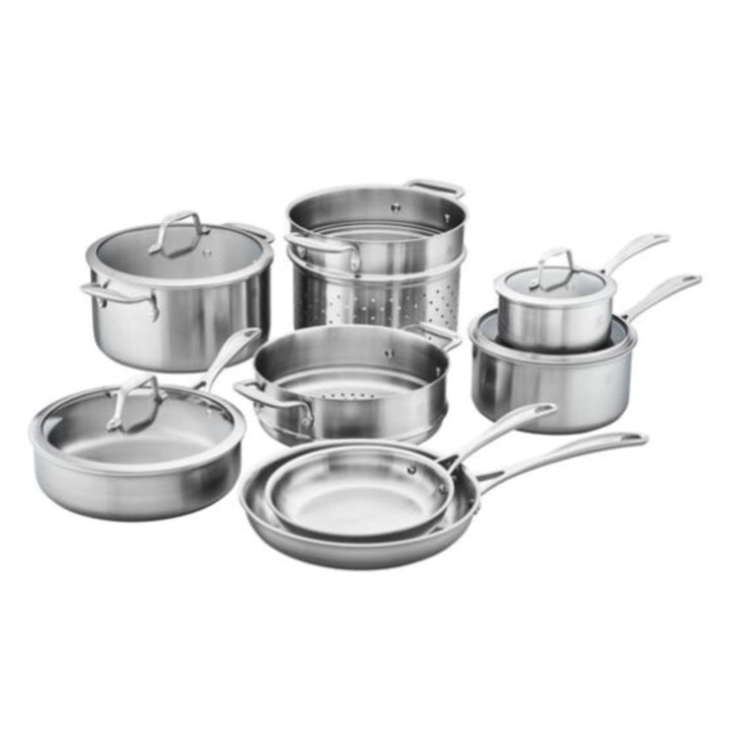 12 pc Spirit Stainless 3 Ply Set
